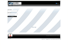 Tablet Screenshot of beamportal.acuren.com